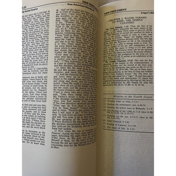 The Parallel New Testament And Unger’s Bible Handbook 1975 First Printing KJV - Picture 5 of 8